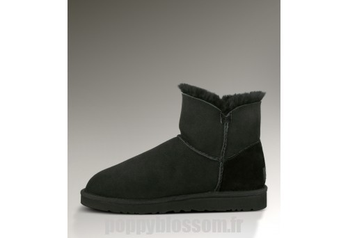 Raffinement Ugg-105 Mini Bailey Button Bottes noires